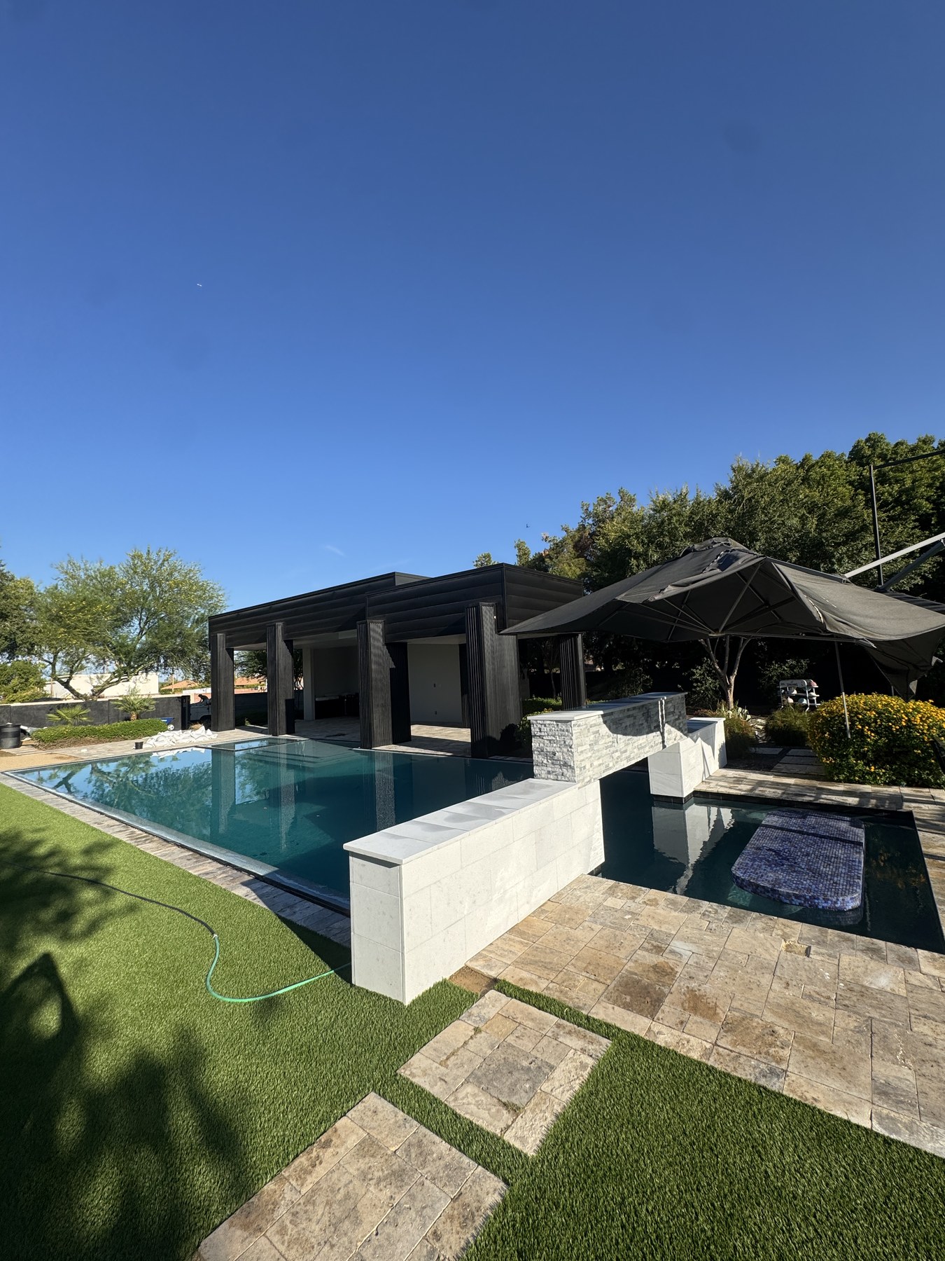 Aqua Blue pool & spa showcase completed — pool & spa