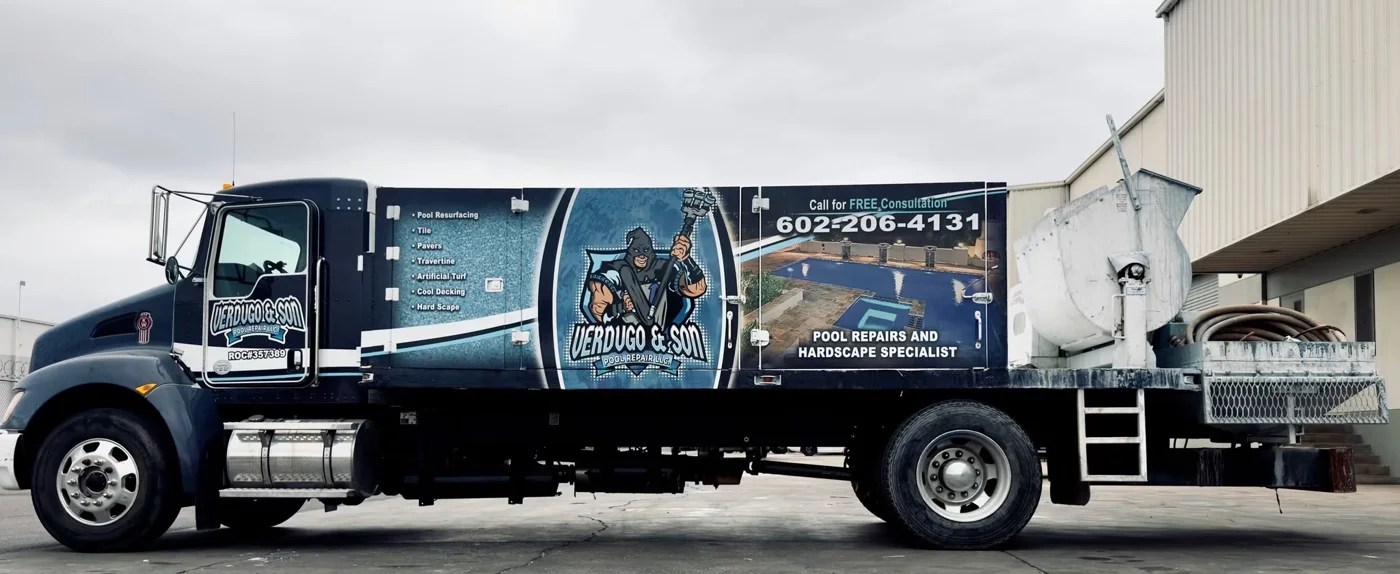 Verdugo and Son 2015 Kenworth plastering rig
