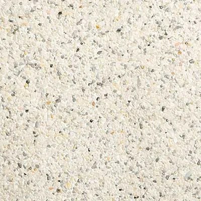 White mini pebble finish sample