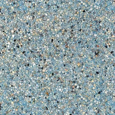 Aqua White mini pebble finish sample