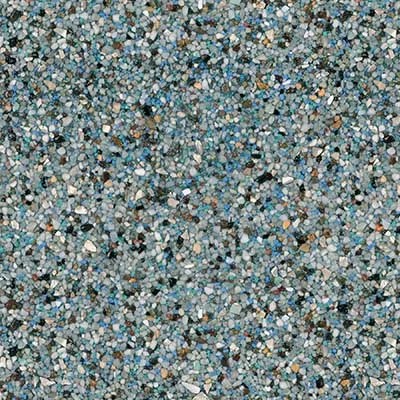 Tropics Blue mini pebble finish sample